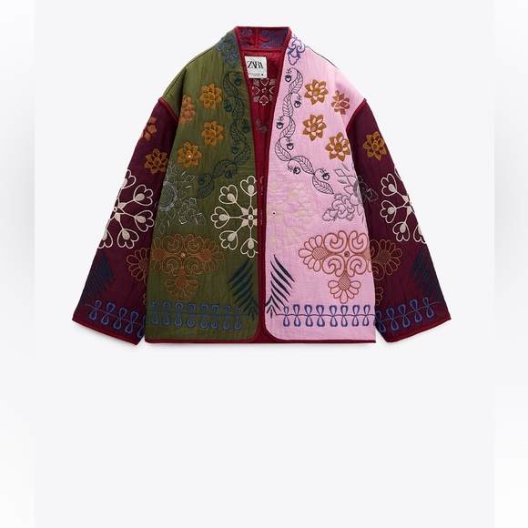 ZARA NWT EMBROIDERED JACKET 🌸 - Picture 3 of 9